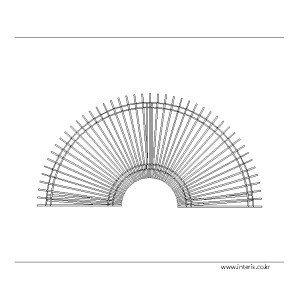 파고라 평면 도면 t-pe-pergola b003