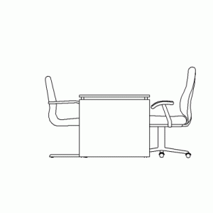 의자테이블입면 ​​f-ct-ec013