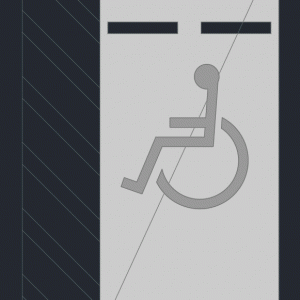 캐드소스 / 테마 / 장애인 / 장애인주차