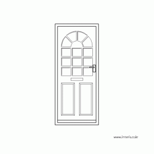 창호 문입면 wd-ed-a001
