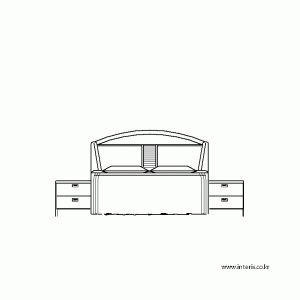 침대 입면 f-bd-ea070
