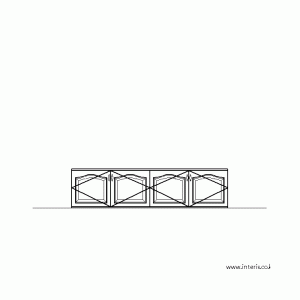 수납장/tv장 입면 f-fa-ee015