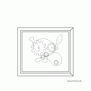 소품 액자 dba009