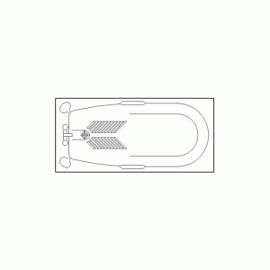 욕조/월풀 평면 b-ba-pa021