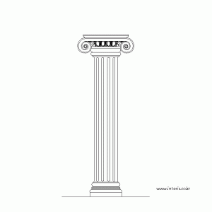기둥 디자인 입면도 c-co-ec003