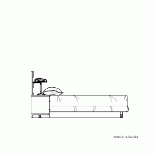 침대 입면 f-bd-eb020