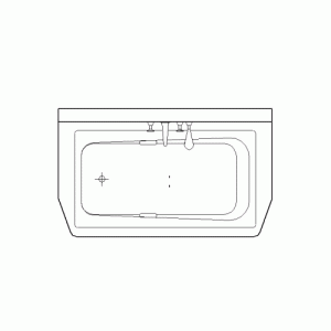 욕조/월풀 평면 b-ba-pb006