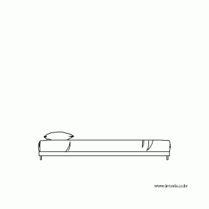 침대 입면 f-bd-eb057