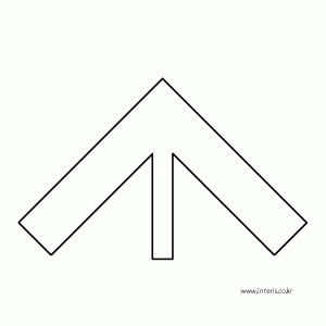 캐드 기호 방향표s-ma-aa004