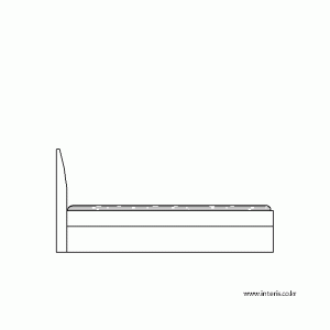 침대 입면 f-bd-eb011