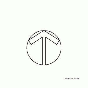 캐드 기호 방향표s-ma-aa011
