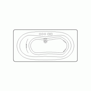 욕조/월풀 평면 b-ba-pb004