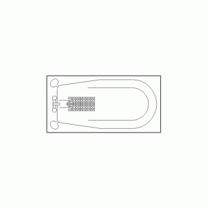 욕조/월풀 평면 b-ba-pa022