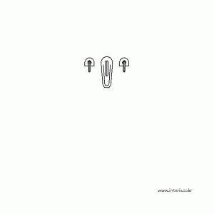 욕실 수전 평면 b-fa-pa007