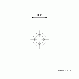 조명 기호 직부등 l-cl-da011