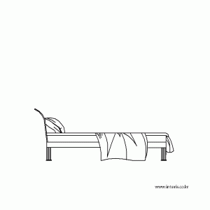 침대 입면 f-bd-eb041