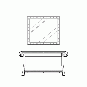 콘솔 입면 f-co-eb002