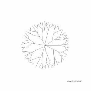 조경/나무 평면 tpc004