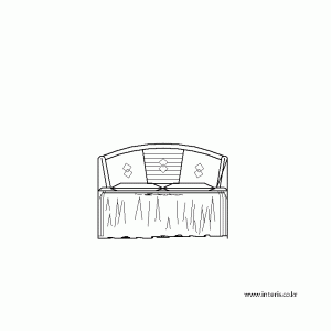 침대 입면 f-bd-ea062