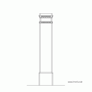 기둥 입면 c-co-ec010