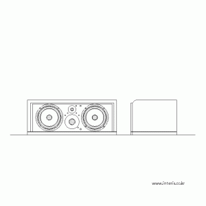 스피커 입면 d-es-ec004