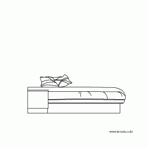 침대 입면 f-bd-eb051