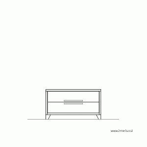 수납장/사이드테이블 입면 f-fa-ea006