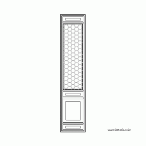 전통창호 입면 wd-td-e052