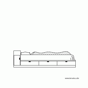 침대 입면 f-bd-eb053
