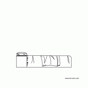침대 입면 f-bd-eb015