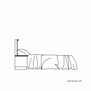침대 입면 f-bd-eb042