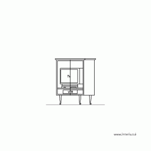 장식장/tv장 입면 f-fa-ee007
