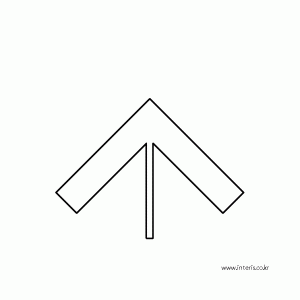 캐드 기호 방향표s-ma-aa009