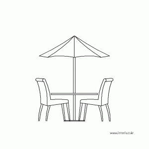 파라솔 입면 f-tp-e002