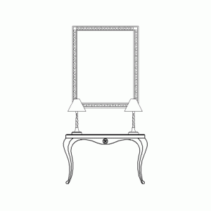 콘솔 입면 f-co-eb006