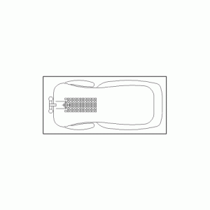 욕조/월풀 평면 b-ba-pa020