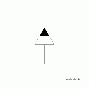 조명 기호 벽등 l-cl-dc006
