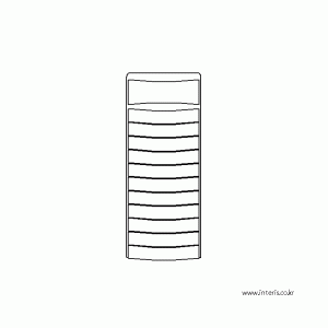썬베드 평면 f-ts-e003