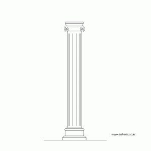 기둥 입면 c-co-ec012