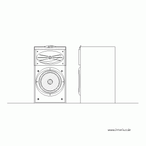 스피커 입면 d-es-ec001
