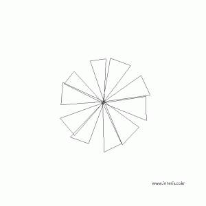 조경/나무 평면 tpd019