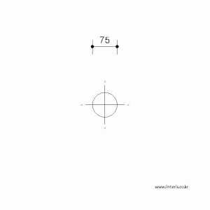 조명 기호 직부등 l-cl-da001