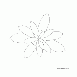 조경/나무 평면 tpd005