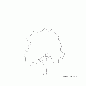 조경 나무입면 tteab001