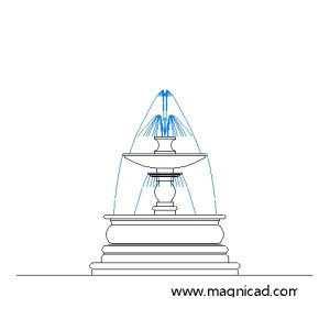 조경 시설물 분수대 t-ext fountain ea002