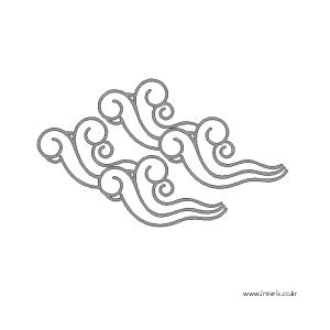 전통 구름 문양 r-k-cloud011