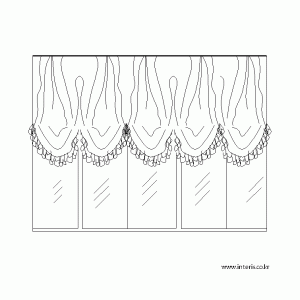 캐드소스 커튼 d-curtain-ea047