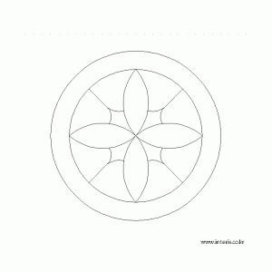 문양/패턴 - 원형 r-ca-a095