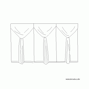 캐드소스 커튼 d-curtain-ea065