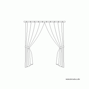 캐드소스 커튼 d-curtain-ea096